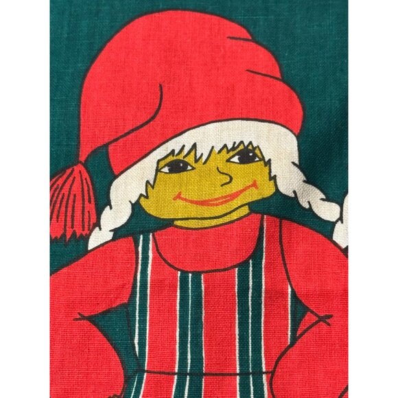 Vintage Swedish Christmas Tromte Wall Hanging With Pocket - Picture 6 of 9